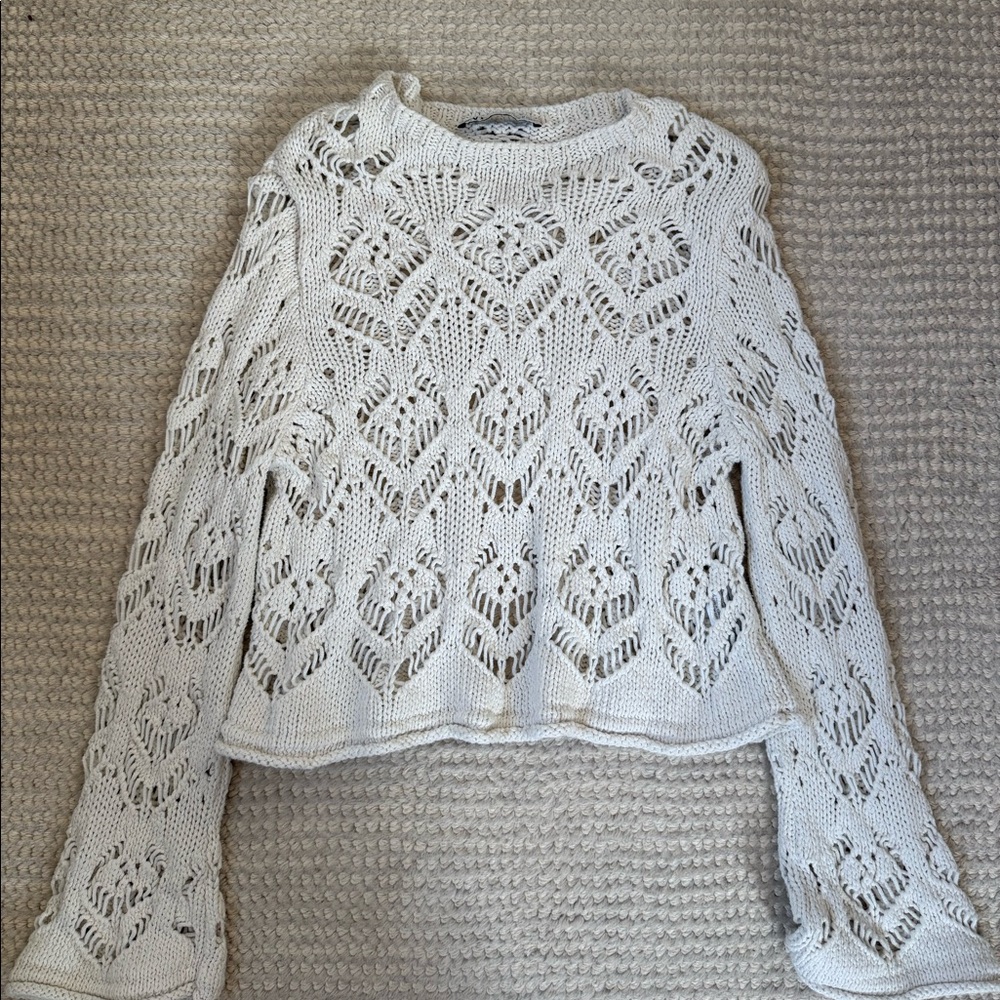 Zara open sweater